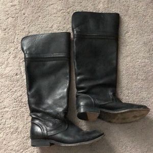 Frye Black Leather Boots